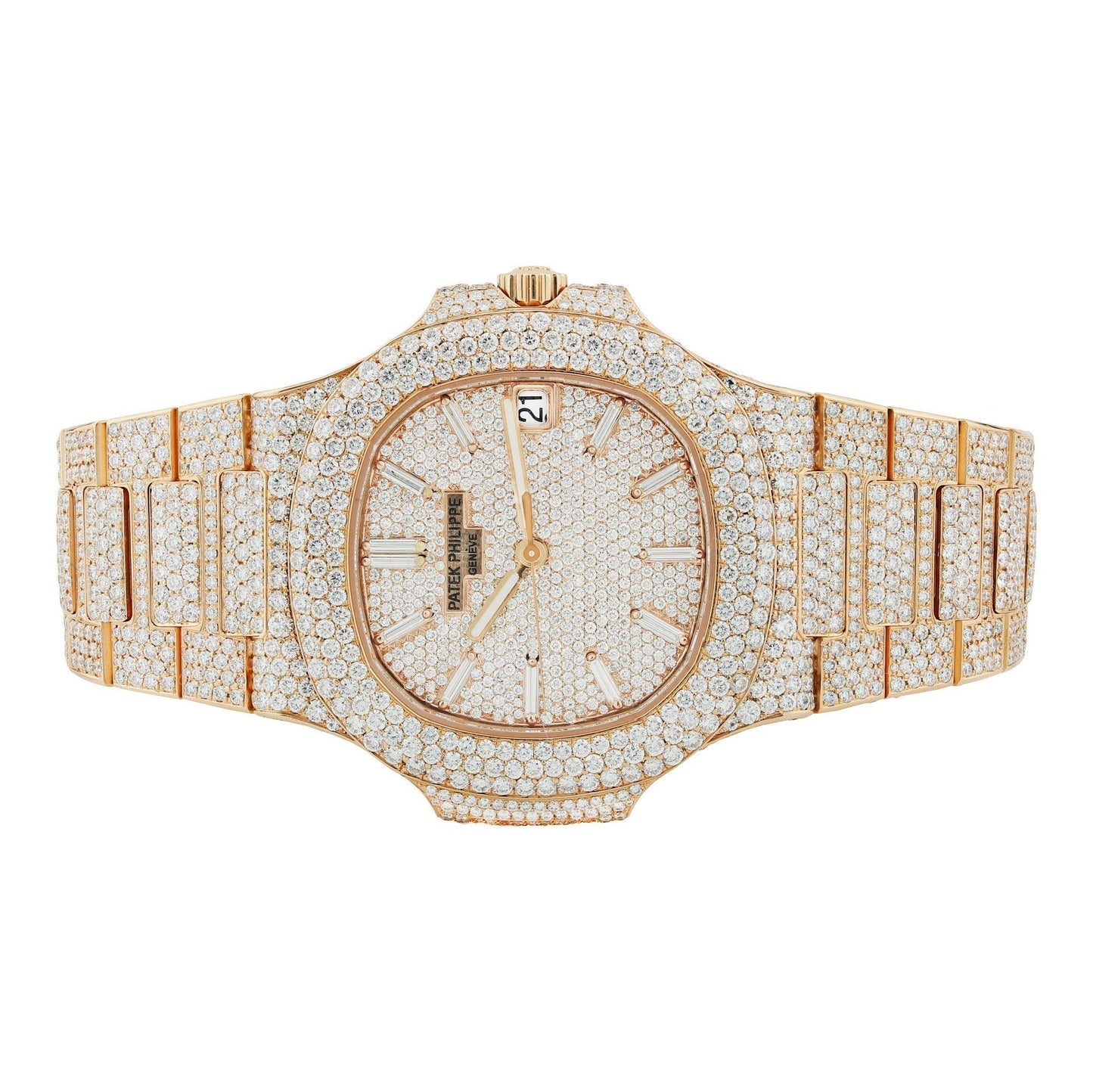 Patek philippe nautilus all diamond sale